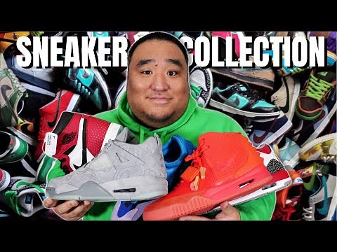 ASMR Tapping on $40,000 of Sneakers - Shoe Collection 50 [4K]