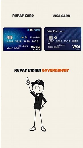Mastercard vs Amex 💳 | RuPay vs Visa: Which Is Better? #creditcards #amex #rupay
