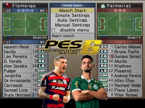 Option File PES 6 Action EXTREME 9.0 2025/26 para PC sem Kitserver