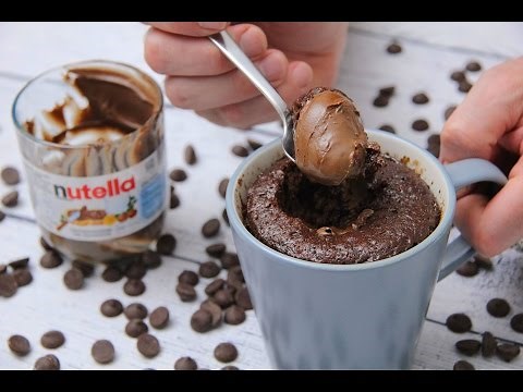 Nutellás bögrés süti recept