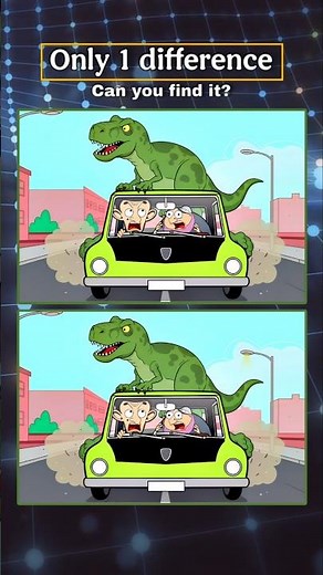 Spot the difference MrBean cartoon Edition #findthedifference #shorts