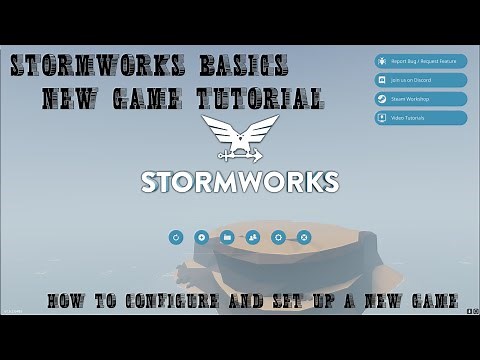 Stormworks Basics Starting a new game Tutorial