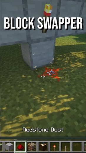 Block Swapper Tutorial #minecraft #minecrafttutorial #redstone #gaming