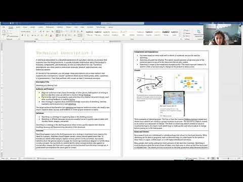 How to Start a Technical Description with Example and Template