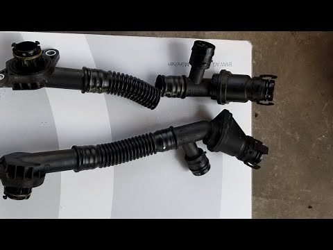 BMW N63 engine PCV valve replacement crankcase pressure valve 550i 650i 750i 750Li X5 X6 50i