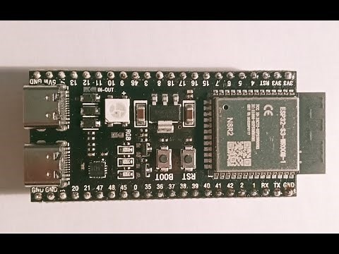 ESP32-S3 WROOM1 DEV MODULE CLONE with Arduino IDE, complete step by step in 6 minutes!