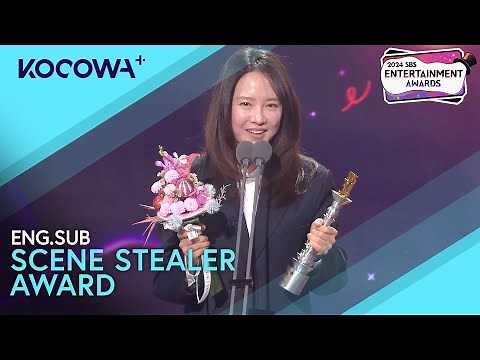 Song Ji Hyo Wins The Scene Stealer Award | 2024 SBS Entertainment Awards | KOCOWA+