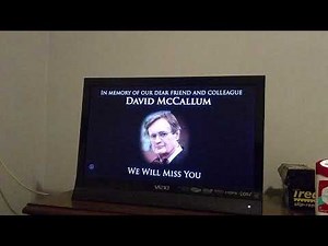 NCIS: remembering the loss of David McCallum who did the voice and played as Ducky Mallard.