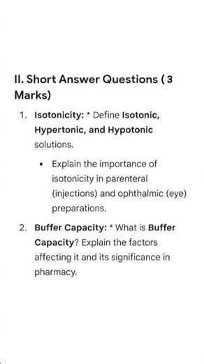 b pharmacy 1 year pharmaceutical inorganic and analytical chemistry 2 unit important topics