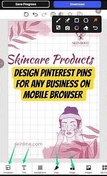 Pinterest Pins Design on Mobile | Any Industry No App No Laptop #pinterestpins, #pinterestmarketing