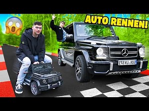 RIESEN AUTO vs MINI AUTO RENNEN!