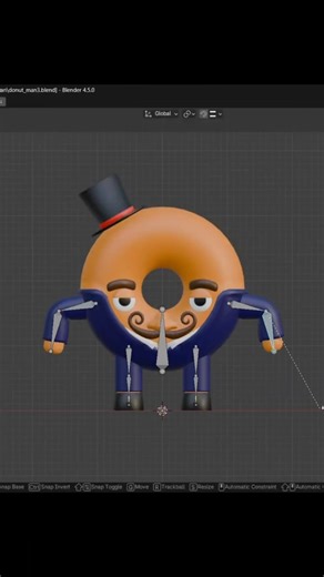 How to rig your character #3dmodeling #shorts #tutorial #beginners #blender