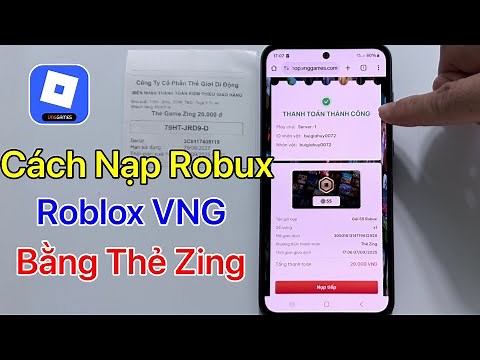 How to top up Robux Roblox VNG with Zing card - latest 2025