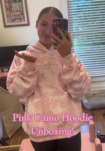 Unboxing the Cutest Pink Camo Hoodie