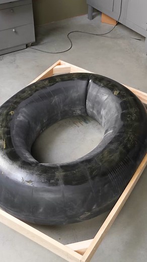 372K views · 414 reactions | Turning Old Tire Into A Boat | Lady Panda | Facebook