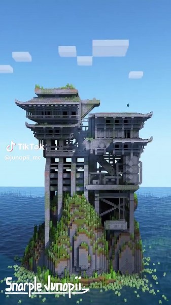 Minecraft Overgrown Factory 🌱 Built with my friend @Snarple #minecraftbuild #minecraftbuilding #minecraft #fyp