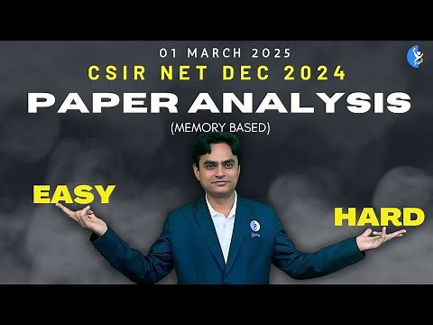 CSIR NET Life Science Paper Analysis - 2025 Discussion & Solution!