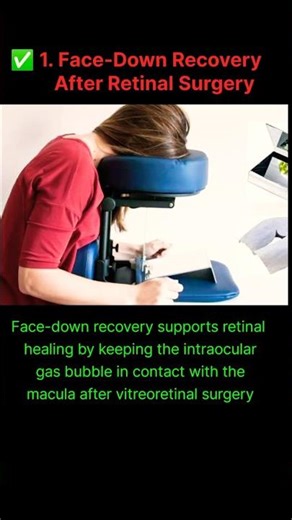 Face-Down Recovery After Retinal Surgery: Science-Based Guide for Faster Healing #eyes #opthalmology