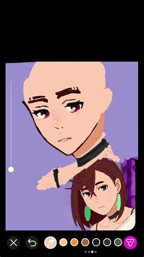 Drawing Momo Ayase on instagram, (finger and phone)!! #drawing #digitalart #challenge #art