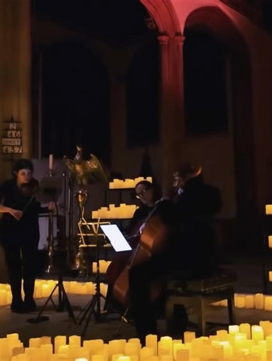 Nicole Gibson on Instagram: "A magical and romantic evening at @lumos.experiences tribute to Fleetwood Mac in Glastonbury 🕯️✨🎻🎶"