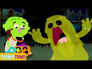 Zombie Had A Little Monster | TeeHee Town Halloween Songs For Kids