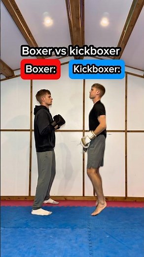 Boxer vs kickboxer FIGHT…