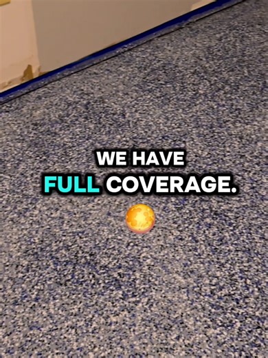 👀 If you know broadcast flake epoxy, this might look “wrong”… but it’s 100% intentional. In this office, we purposely applied the flakes unevenly to show something most people never get to see: ✨ You don’t have to choose a full‑flake system. ✨ Partial‑flake designs are absolutely an option. ✨ Different techniques create completely different styles. This project is all about showing the possibilities, not hiding them. Your floor doesn’t have to look like everyone else’s it can be customized to y