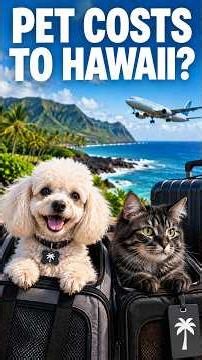 🌴🐕 Real Pet Travel Cost Hawaii🐈