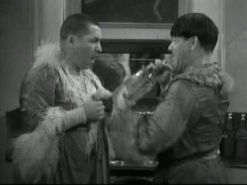 The Three Stooges: moe larry curly sparkling water fight