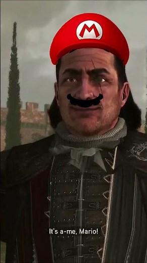 It's a-me, Mario! | Assassins Creed 2 😍 #shorts #ezio