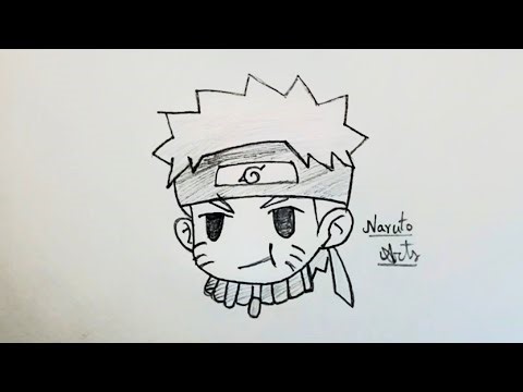 How to draw Chibi Naruto From Naruto || Easy step by step tutorials