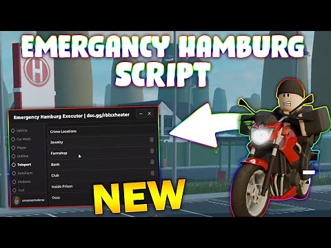 *NEW* Emergency Hamburg Script (PASTEBIN 2024) (AIMBOT, JUMP HEIGHT, ESP)