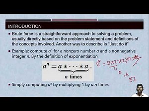 DAA 3 1 Introduction to Brute Force approach