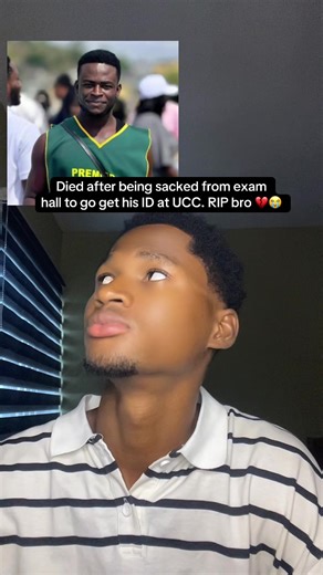 Studen struck by shuttle to death at UCC after being sacked from exam hall to go get his student ID 💔😭😭😭 #rip #trending #viral #student #ucc