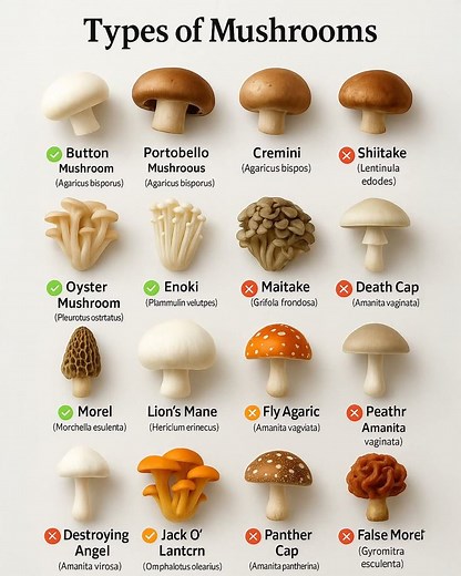 124K views · 313 reactions | Types of Mushroom #mushrooms #mushroomhunting #mushroomlove | Farming Tech& Business | Facebook