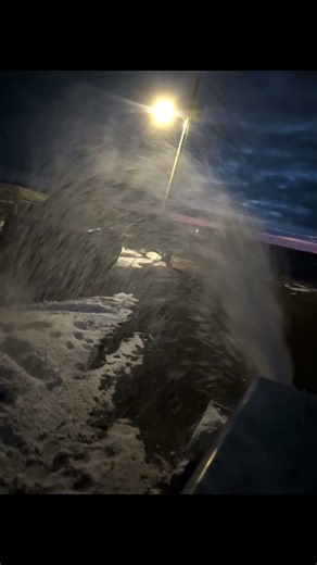 Cub Cadet blowing snow! Sorry for the wait!