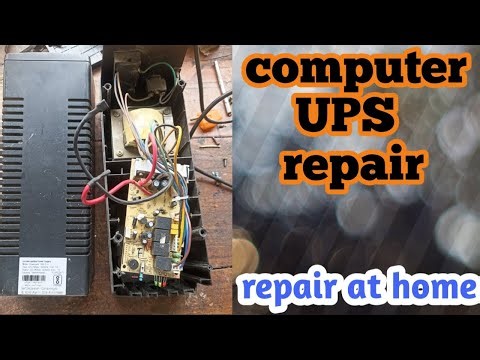 Computer UPS repair at home / computer UPS circuit repair / UPS 24 volt / 12 volt UPS / free jankari