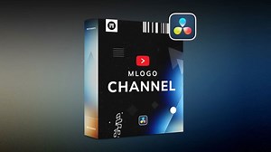 达芬奇插件 50组现代科技感徽标LOGO动画模板 MotionVFX mLogo Channel