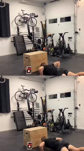 Burpee box jumps overs with a metronome = Great way to work on pacing. 10RPM vs 20RPM 🐢 vs 🐇 5 weeks of burpee progressions with @thepropelprogram practicing a variety of techniques and recording those speeds. In the last week of this training block we’ll set up the metronome BPM to match the exact data we’ve collected! | Brent Fikowski - Athlete