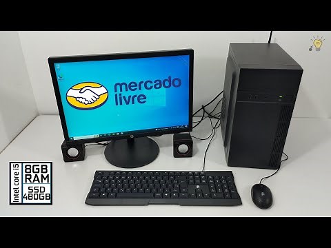 Comprei um PC barato no Mercado livre / Recebimento e instalação - Unboxing