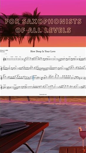 How Deep Is Your Love | Latin Remix Vol. 2 | Sax Backing Track | Basi per Sax