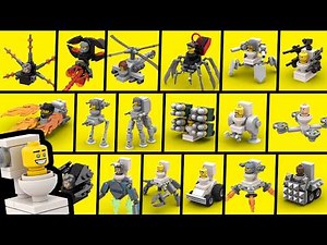 LEGO Skibidi Toilet: Building NEW Toilets