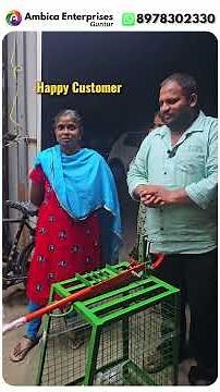 Coconut Cutting Machine Demo | Rajahmundry Customer Review #coconutcuttingmachine #juicebusiness
