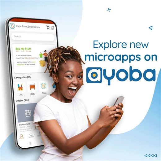 We've got an exciting new micro-app on ayoba called ‘Buy My Stuff.' Through the app you can connect & buy from traders all over the world. You can also set up your shop, upload products and start selling immediately! 😃 Join the micro-app on ayoba to get started! 📲 https://i.ayo.ba/dQjW/BuyMyStuff #BuyMyStuff #ayobasupportsyourhustle #ayoba | Ayoba App