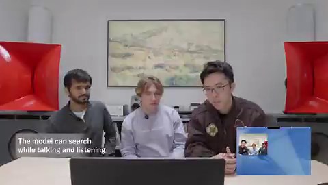 WOW！前OpenAI的CTOMira的创业公司Thinking Machines刚刚发布了他们的第一个模型：TML-Interaction-Small是一个276B参数MoE模型（12B激活），官方的定义是：Interaction Models：一种可扩展的人机协作方法但我看仔细了他们的Blog，它表面上是在讲「Interaction Models」，但真正想说的是：AI不能一直停留在「你说一句，我回一句」的回合制界面里。它的核心判断是：现在很多AI产品都在往「autonomous agent」走，也就是你给它一个任务，它自己跑半天。但Thinking Machines觉得这有个问题：真实工作里，人通常没法一开始就把需求说清楚。很多好结果来自中途不断纠偏、补充、打断、反馈。现有模型太慢、太回合制，于是人被挤出了协作过程。所以他们提出的方向是：把「实时交互」做进模型本身，而不是靠外部脚手架拼出来。现在很多语音AI系统，本质上是用VAD之类的组件判断「用户是不是说完了」，然后再让模型回答。Thinking Machines认为这不够，因为判断什么时候插话、什么时候沉默、什么时候根据画面主