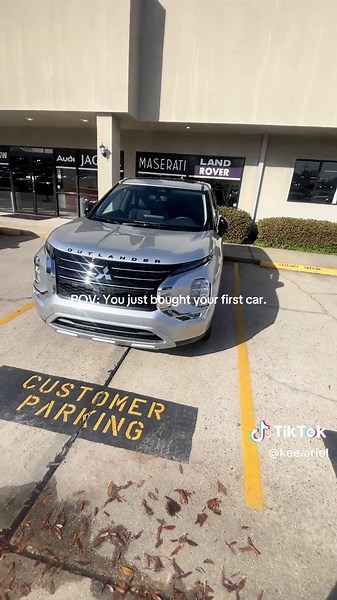 New Whip🚙✨ #2024 #mitsubishi #outlander #newcar #pov