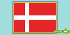 Denmark Flag Poster