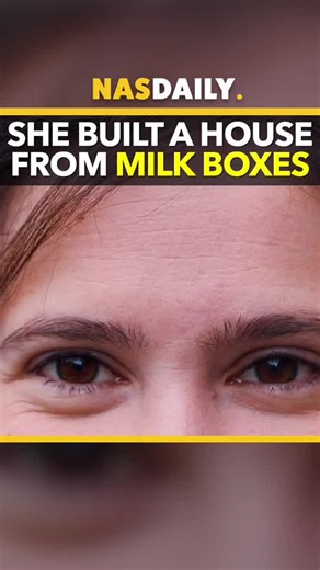 Building a Sustainable House with Milk Boxes