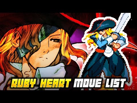 RUBY HEART MOVE LIST - Marvel vs. Capcom 2: New Age of Heroes (MvC2)