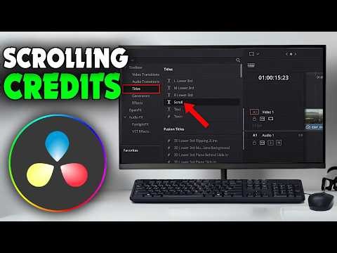 How to Make Scrolling Credits in Davinci Resolve (2026)
